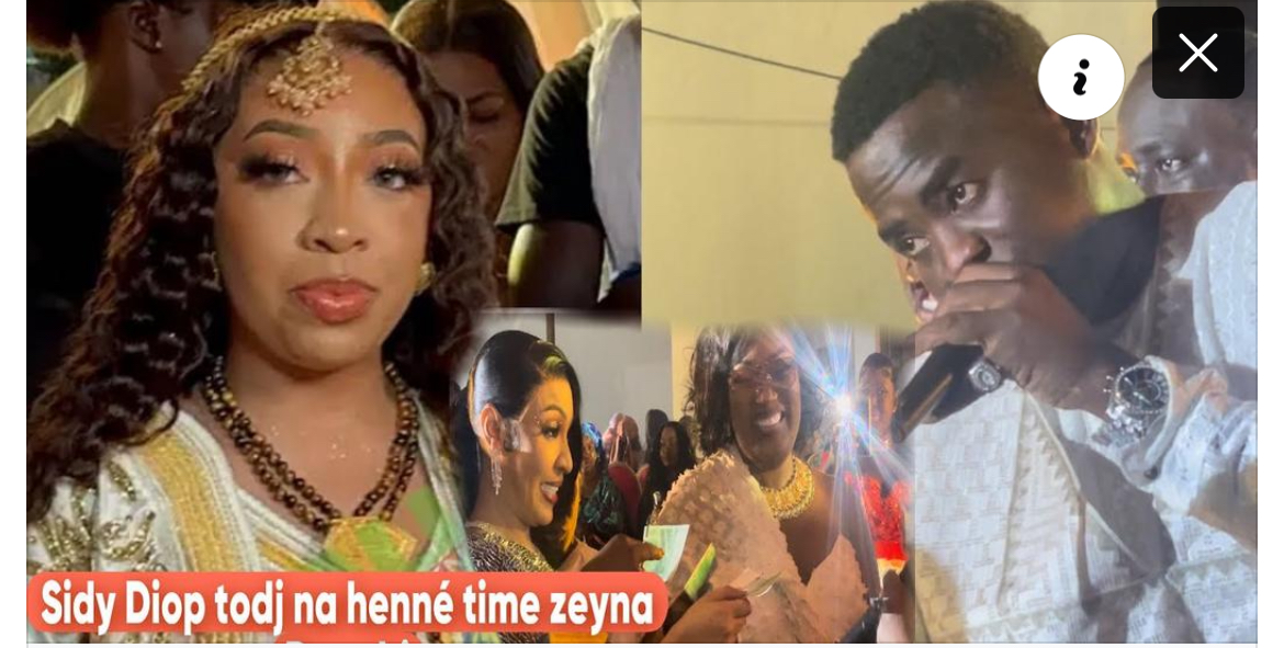 Henné time de Zeyna Ndour, Sidy Diop enflamme la fête (vidéo)