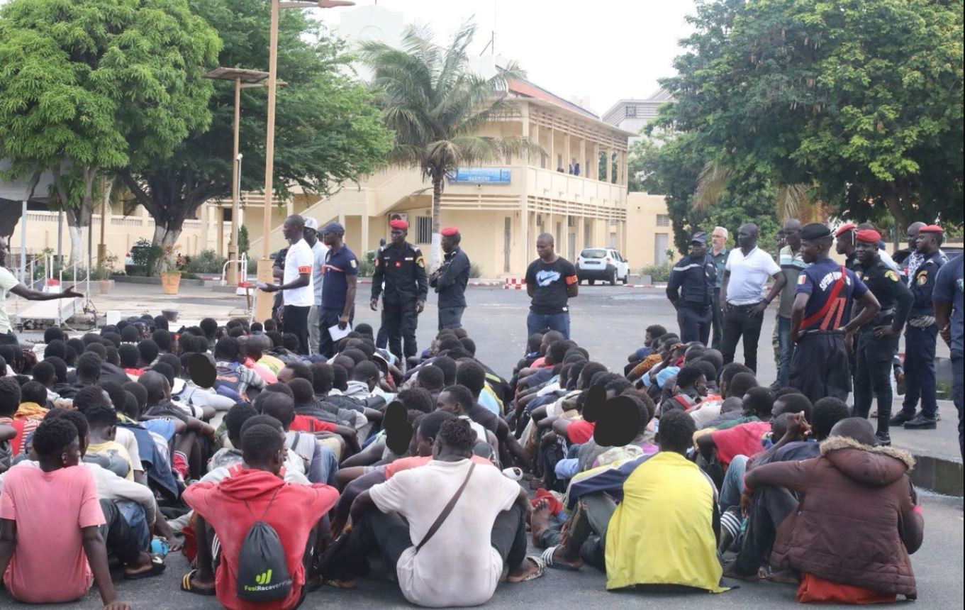 Saint-Louis: Une pirogue transportant 209 personnes dont 187 gambiens et 15 sénégalais arraisonnée