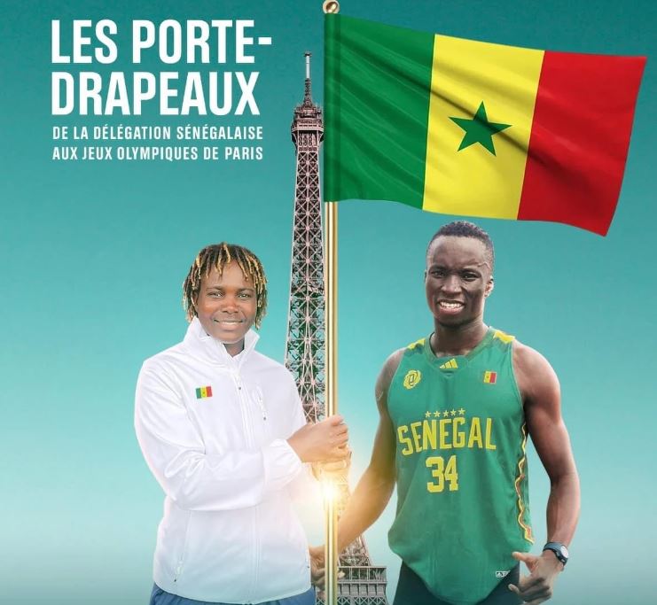 Découvrez les 2 porte-drapeaux de la délégation sénégalaise aux Jeux Olympiques Paris 2024