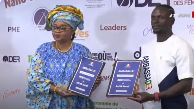 DER/FJ : Aida Mbodj nomme Sadio Mané ambassadeur de bonne volonté