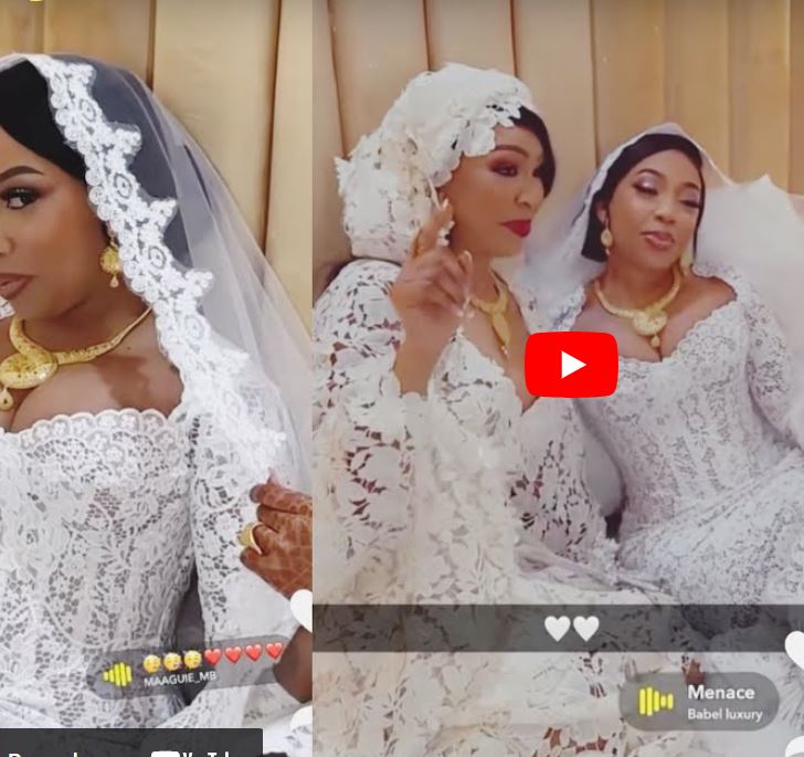 Les première images du mariage de la fille Viviane  (vidéo)