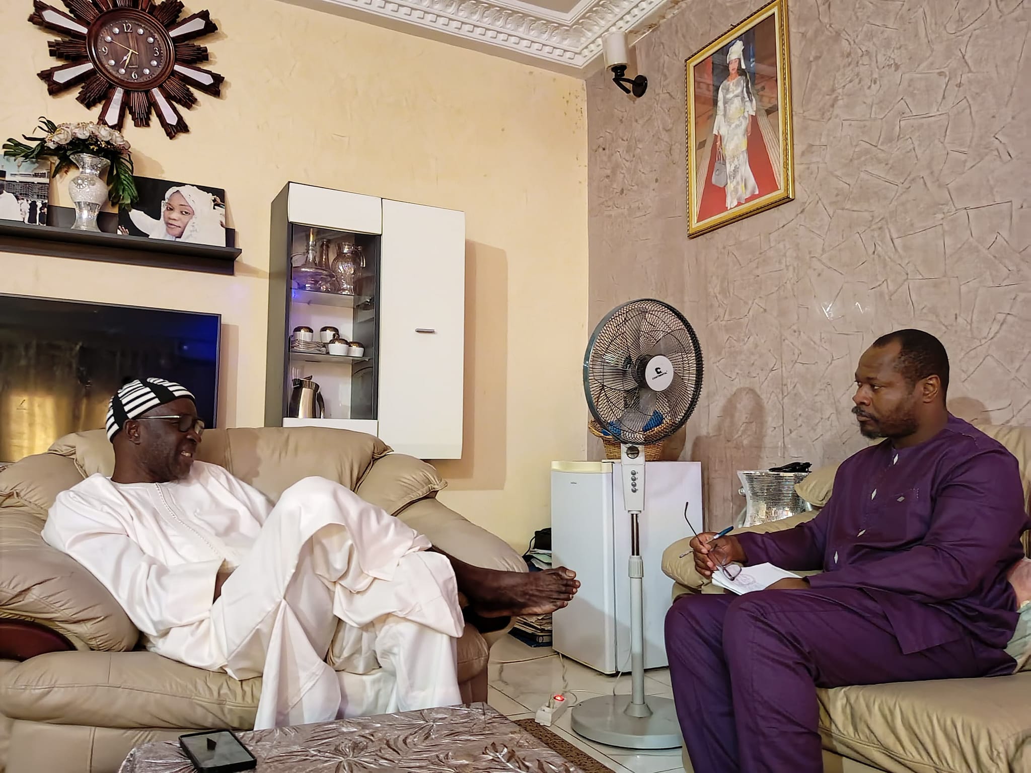 Rencontre : Guy Marius Sagna loue la disponibilité de Moustapha Cissé Lô (Photos)