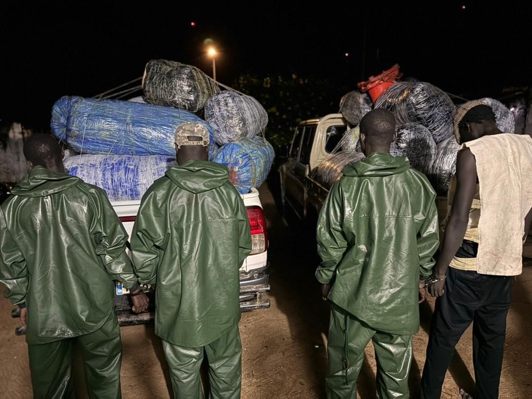 Lutte contre le trafic de drogues: 845 kg de chanvre indien saisis au large de Djifère