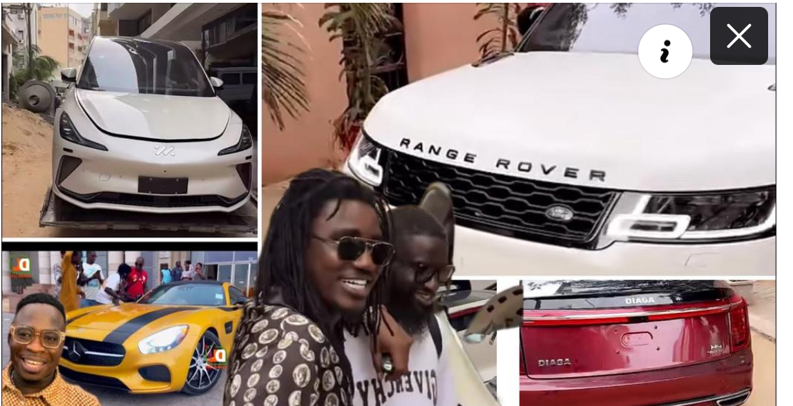 Vidéo : Wally Seck Surprend avec Quatre Nouvelles Voitures de Luxe… Dépasse-t-il Sidy Diop ?