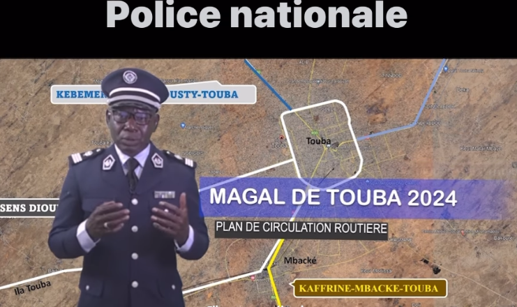 Magal Touba 2024 : La police dévoile le plan de circulation (Vidéo)