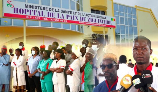 Hôpital de la paix de Ziguinchor: une grève de trois jours annoncé