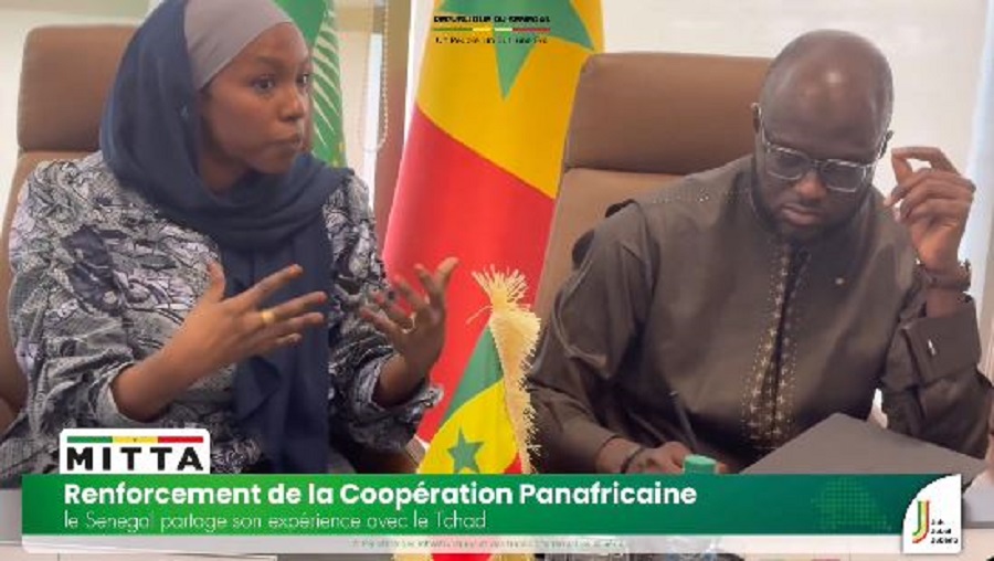 Transport : El Malick Ndiaye reçoit son homologue du Tchad, Madame Fatime Goukouni Weddeye…