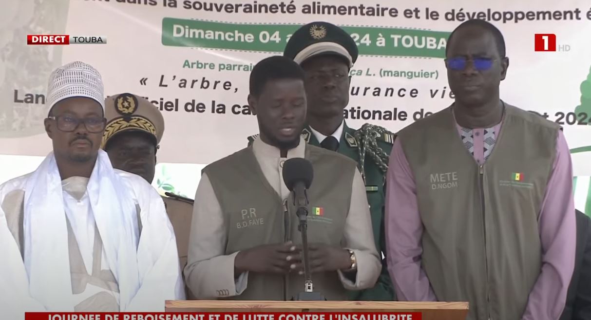 Journée nationale de l’Arbre: Suivez en direct la cérémonie officielle à Touba avec le Président Bassirou Diomaye Faye