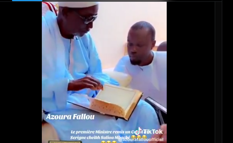 Arrêt Sur Image : Ousmane Sonko a offert un Coran à Cheikh Saliou Mbacké