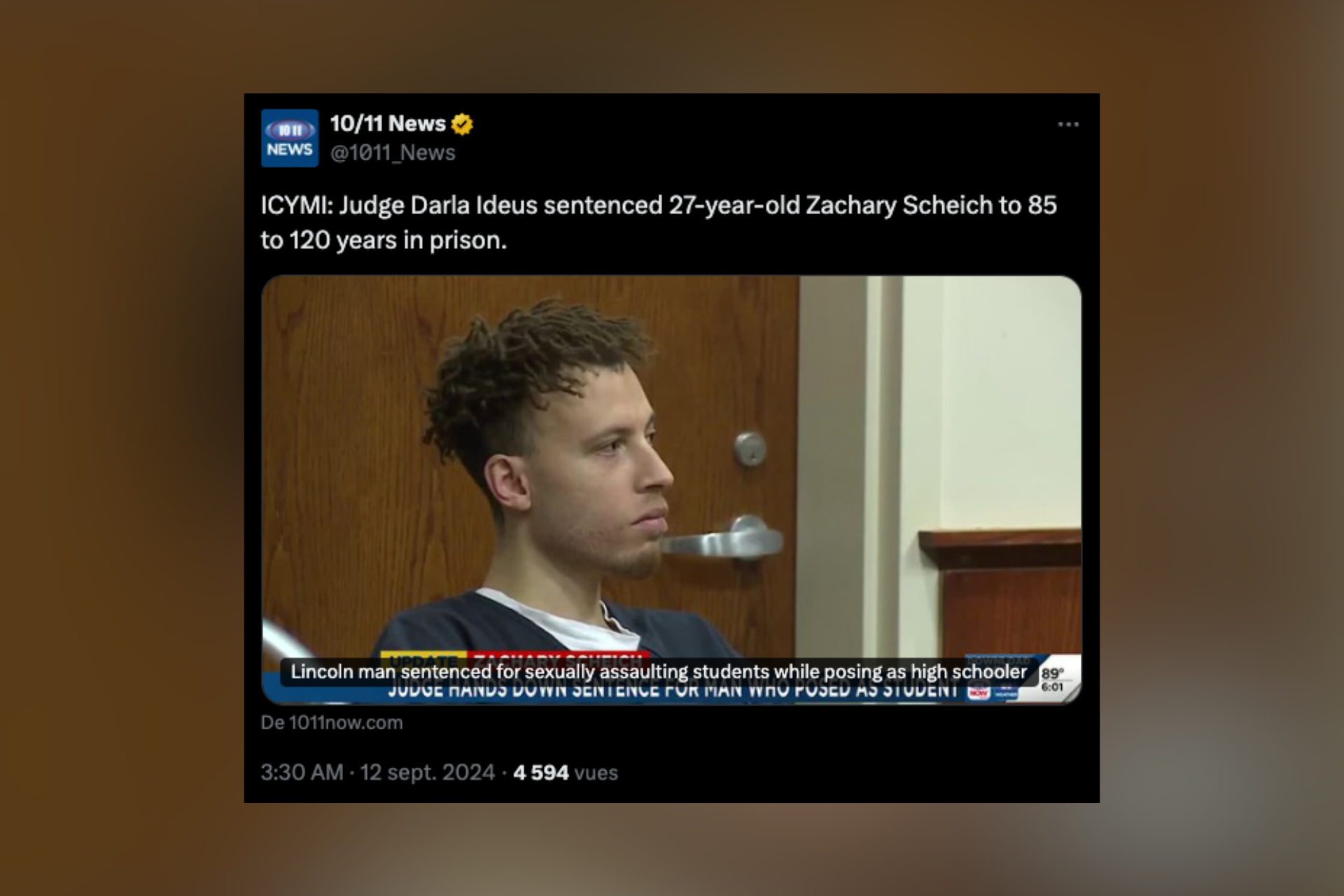 États-Unis : un homme condamné pour s’être fait passer pour un lycéen et avoir agressé des mineurs