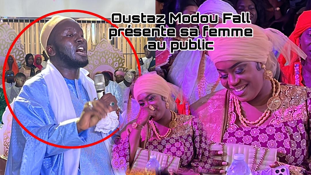 Modou Fall fait l’éloge de sa femme lors du Gamou chez Aziz Ndiaye