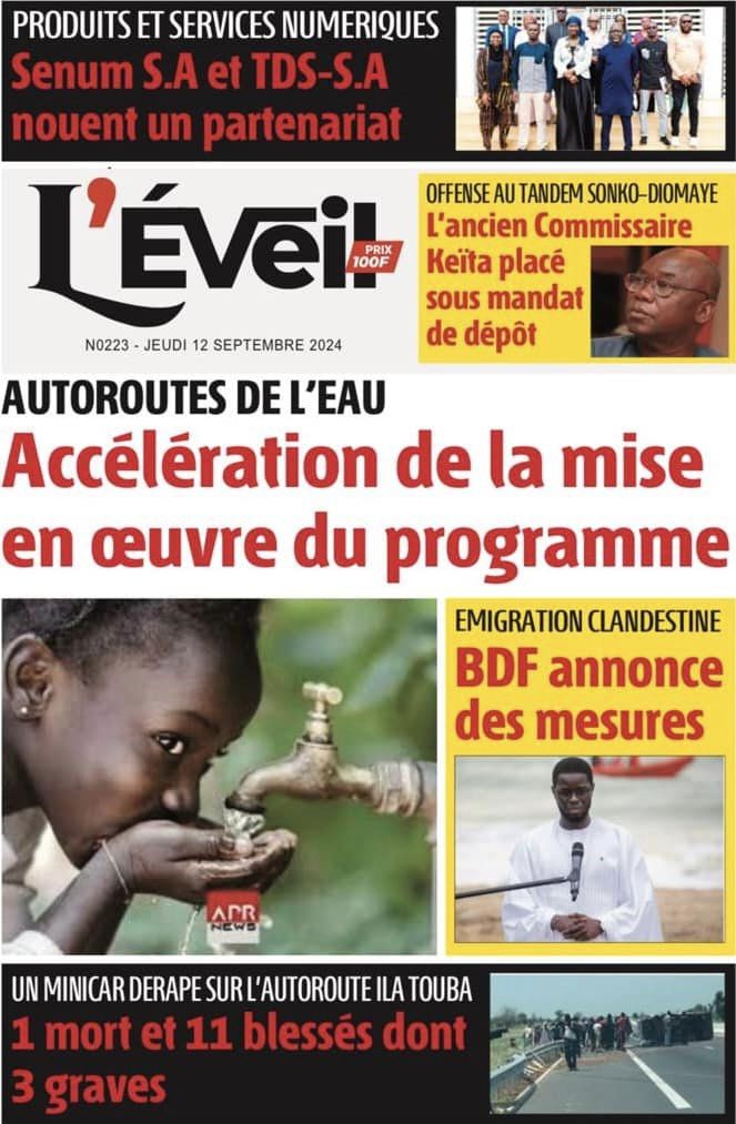 Unes des journaux sénégalais du 12 septembre 2024 : découvrez les manchettes du jour