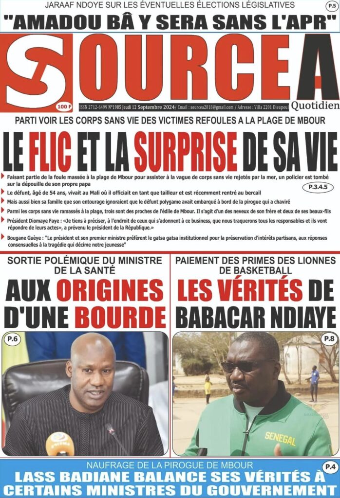 Unes des journaux sénégalais du 12 septembre 2024 : découvrez les manchettes du jour