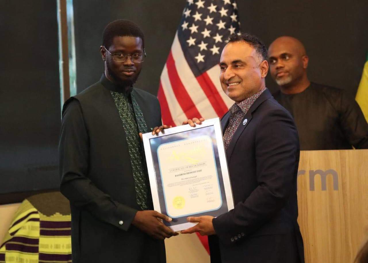 Le Président Bassirou Diomaye dans les locaux d’ARM (Advanced RISC Machine)
