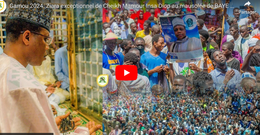 Direct Medina Baye: La ziara de Cheikh Baye Mamour Niass insa (video)