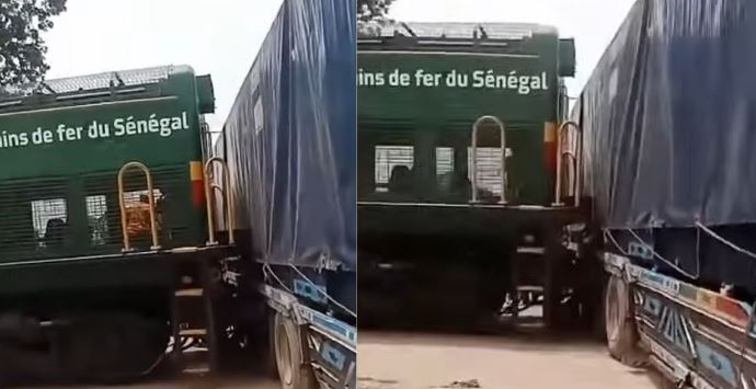 Thiès : Choc entre un train et un gros camion…