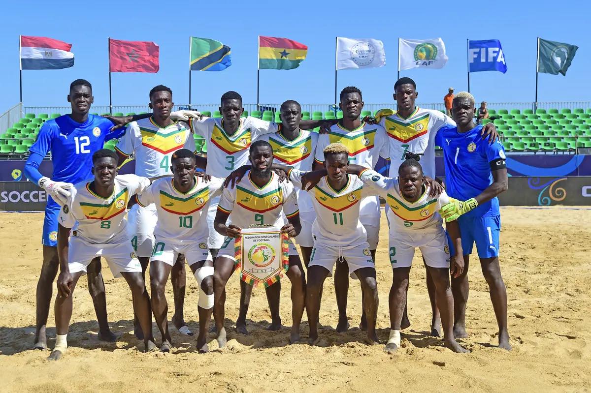 Can Beach Soccer: Le Sénégal domine l’Egypte (2-1) et se qualifie en finale