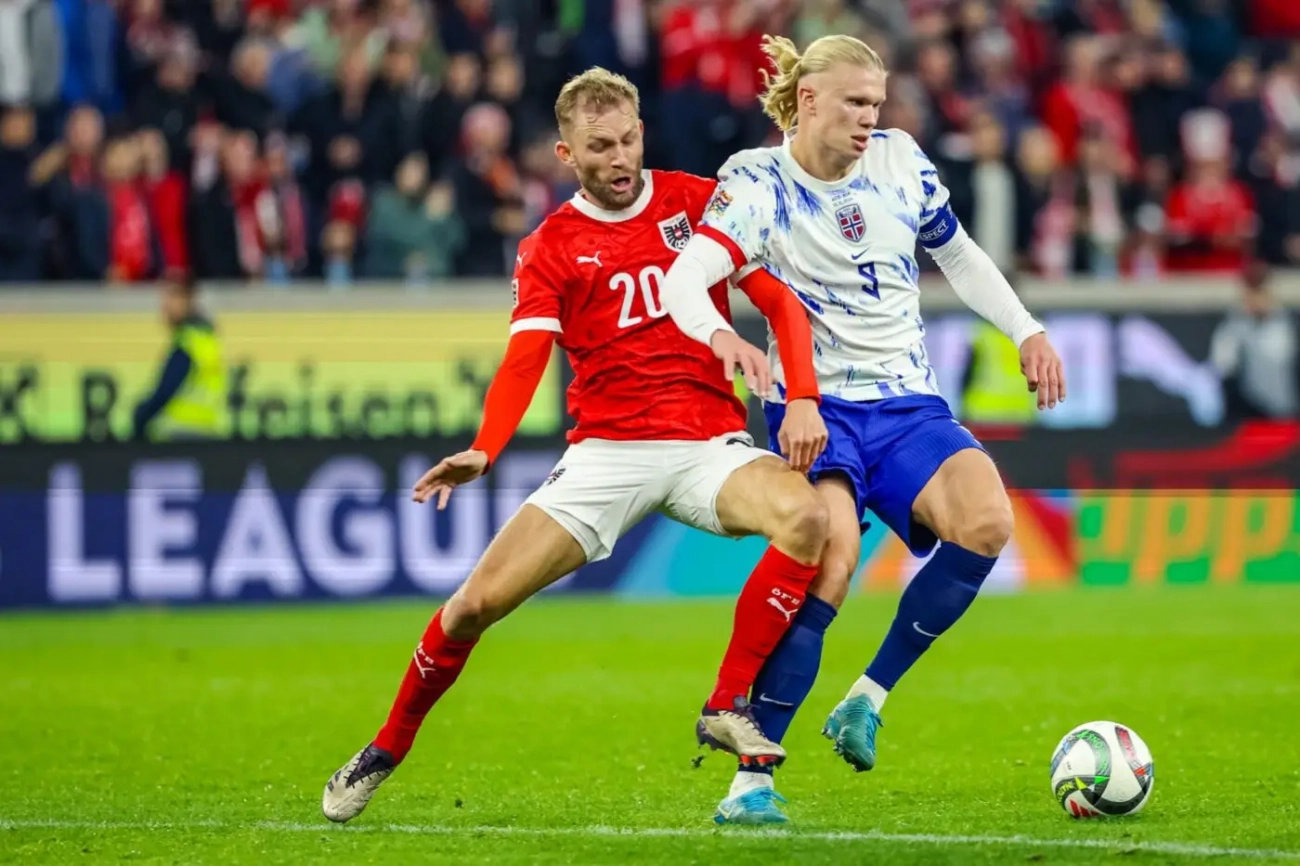 Déroute de la Norvège face à l’Autriche : Haaland impuissant