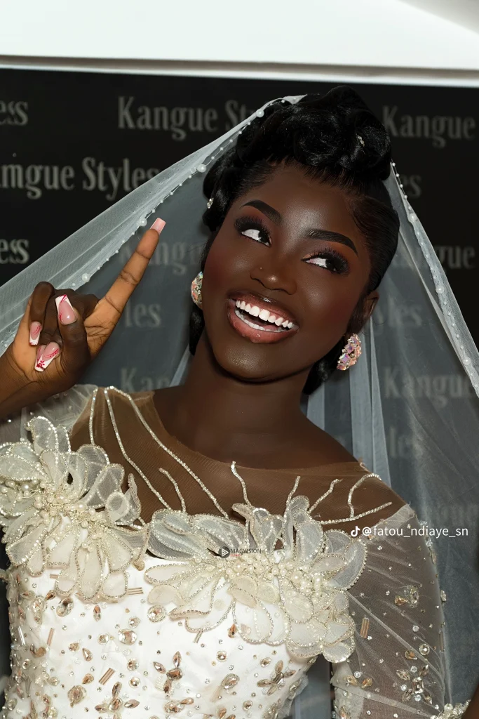 Fatou NDiaye en robe de mariée : shooting, clip ou mariage ?