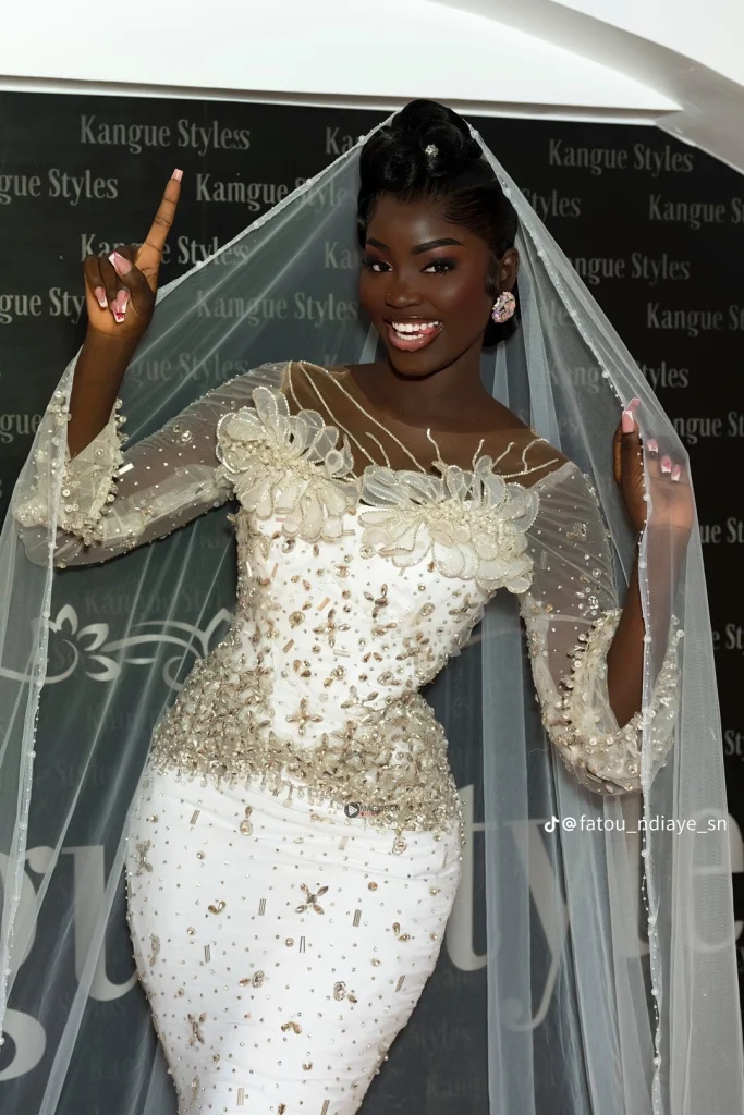 Fatou NDiaye en robe de mariée : shooting, clip ou mariage ?