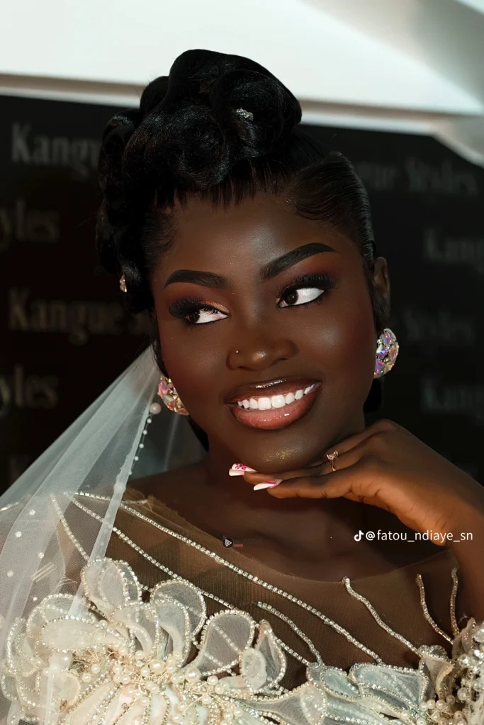 Fatou NDiaye en robe de mariée : shooting, clip ou mariage ?