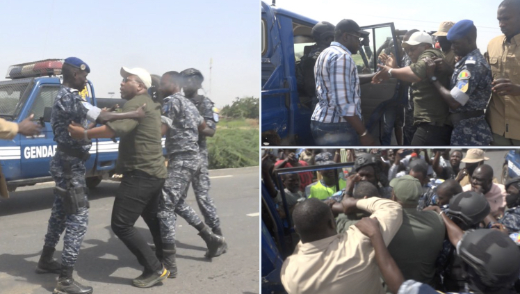 Dernière minute : Bougane Gueye Dany malmené et arrêté à l’entrée de Bakel (Vidéo)