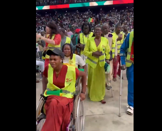 Dakar Arena : Accueil spécial réservé aux handicapés Patriotes (vidéo)