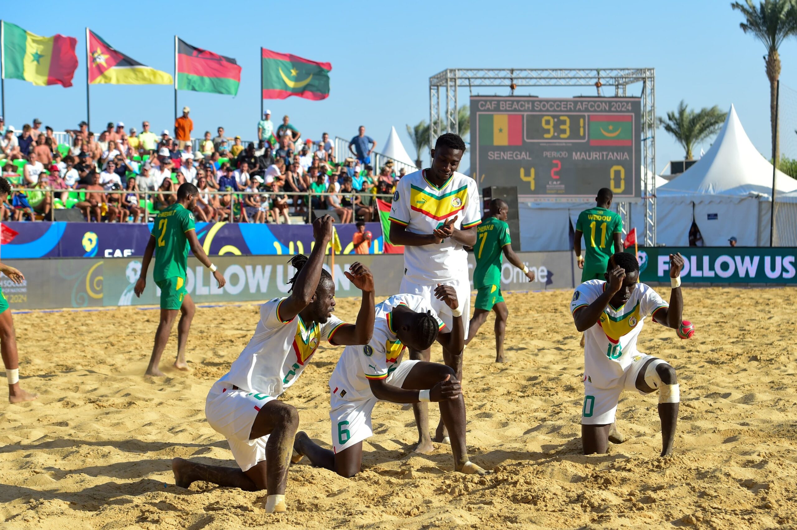 Can Beach Soccer: Le Sénégal écrase la Mauritanie et s’offre son 5e titre consécutif