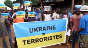 Manifestation contre l’Ukraine à Beloko « pour attirer l’attention des autorités et de la communauté internationale »