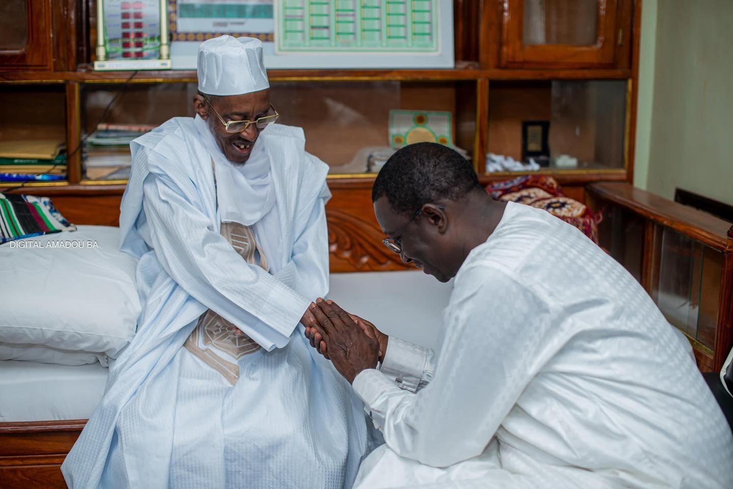 Medina Gounass: Amadou Ba reçu par Khalife Thierno Ahmadou Tidiane BA