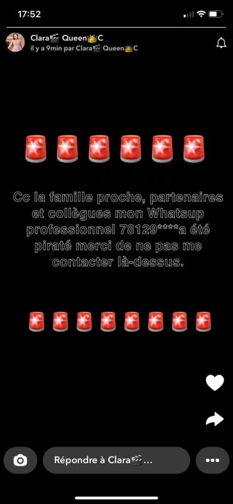 Clara victime d