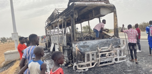 Kolda : incendie d’un bus de militants politiques en campagne