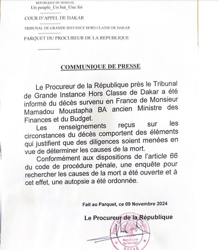 La Matinale Senego : Décès de Moustapha Bâ, Hommage à Sonko et Éthique Politique avec Pape Alé Niang