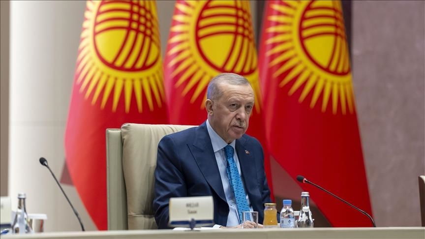 Le Président turc Erdogan appelle à l’unité des nations turques pour la Palestine en Kirghizistan