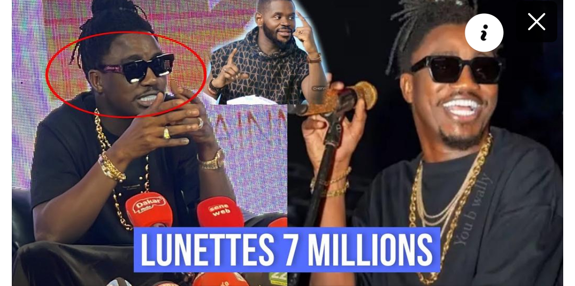 Pourquoi Wally Seck a dépensé 7 millions pour des lunettes…