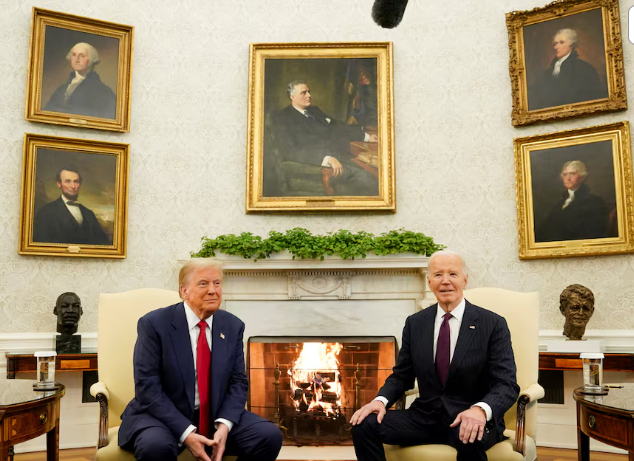 Tête-à-tête étonnant : Trump de retour à la Maison-Blanche face à Biden