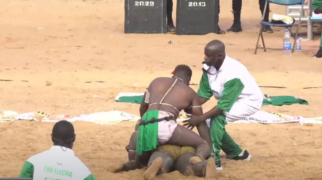 Arène nationale : Cheikh Niang bat Bébé Elton (Vidéo)