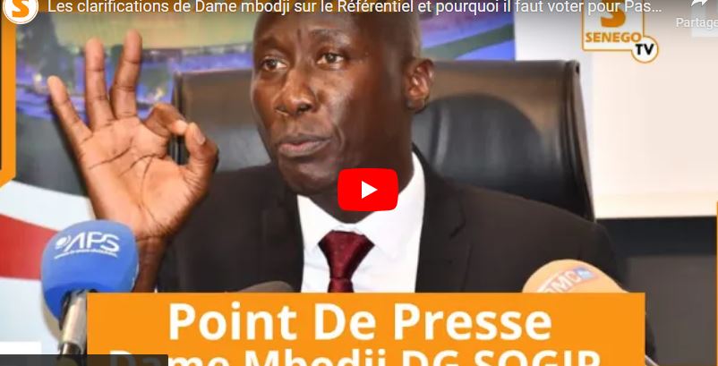 Dame Mbodj défend  bec et ongles le programme « Sénégal  Vision 2050 » (Senego)