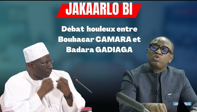 Débat houleux: Boubacar Camara critique Badara Gadiaga, qui réplique fermement – Regardez !