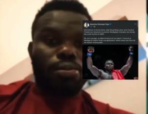 MMA: Le champion Reug-Reug réagit au message du Président Diomaye (vidéo)