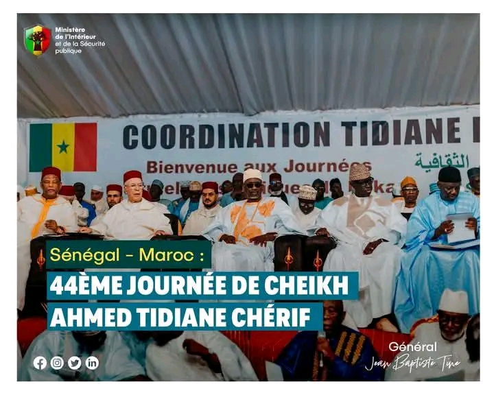 44e journée Cheikh Ahmed Tidiane Chérif: Le ministre Jean-Baptiste Tine magnifie l’excellence des relations sénégalo-marocaines