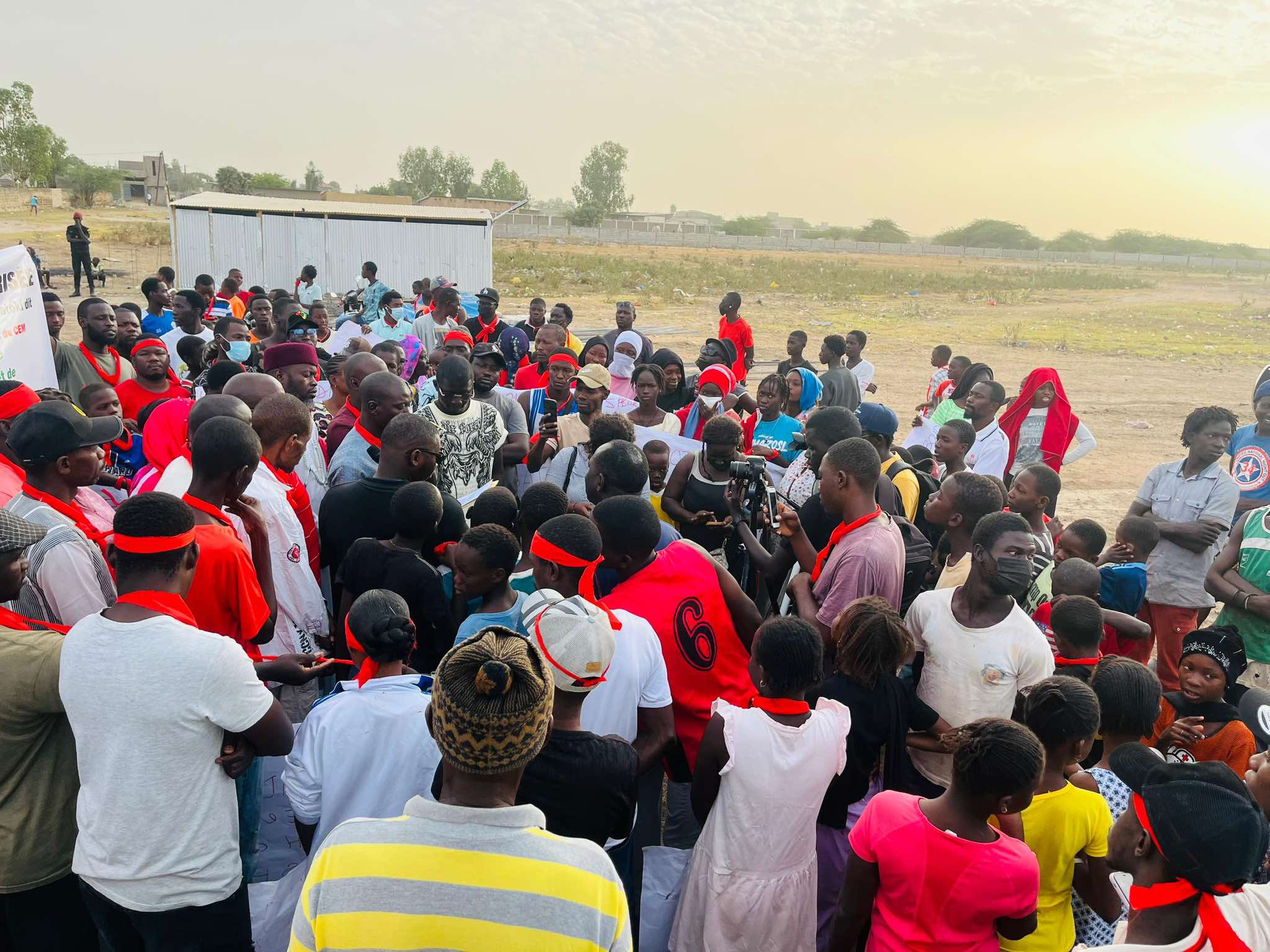 Kabatoky: Contre l’installation d’une gare , le collectif dans la rue interpelle Ousmane Sonko