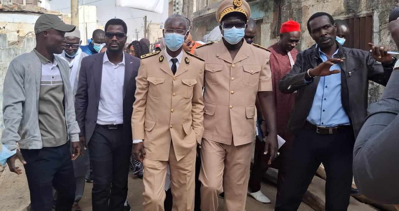 Thiaroye sur Mer : Visite des autorités pour le projet de restructuration…