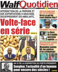 Découvrez les Unes des journaux Sénégalais du vendredi 20 décembre 2024