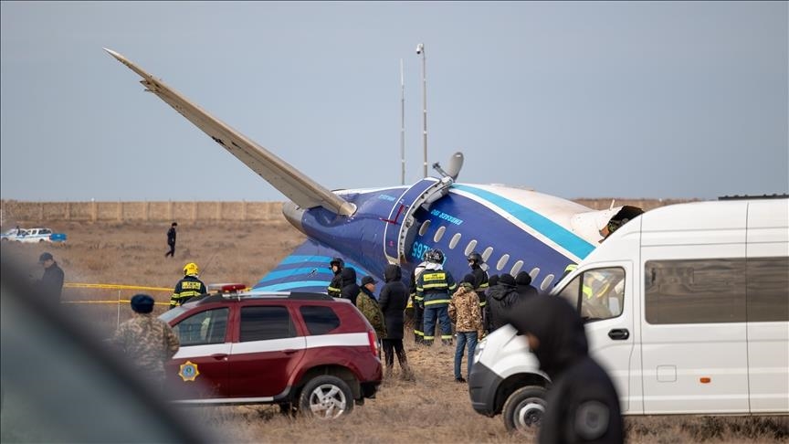 Kazakhstan : Crash d’un avion azerbaïdjanais près d’Aktau