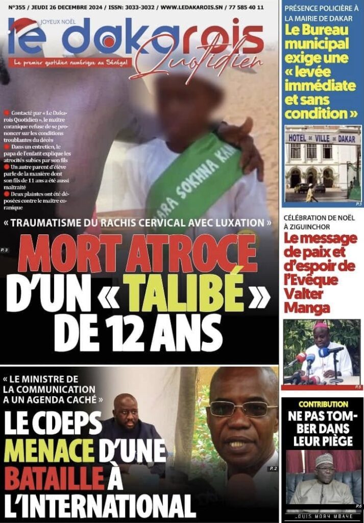 La Matinale Senego : Barthélémy Dias, Ndeye Khady Ndiaye et Yoro Dia au cœur de l