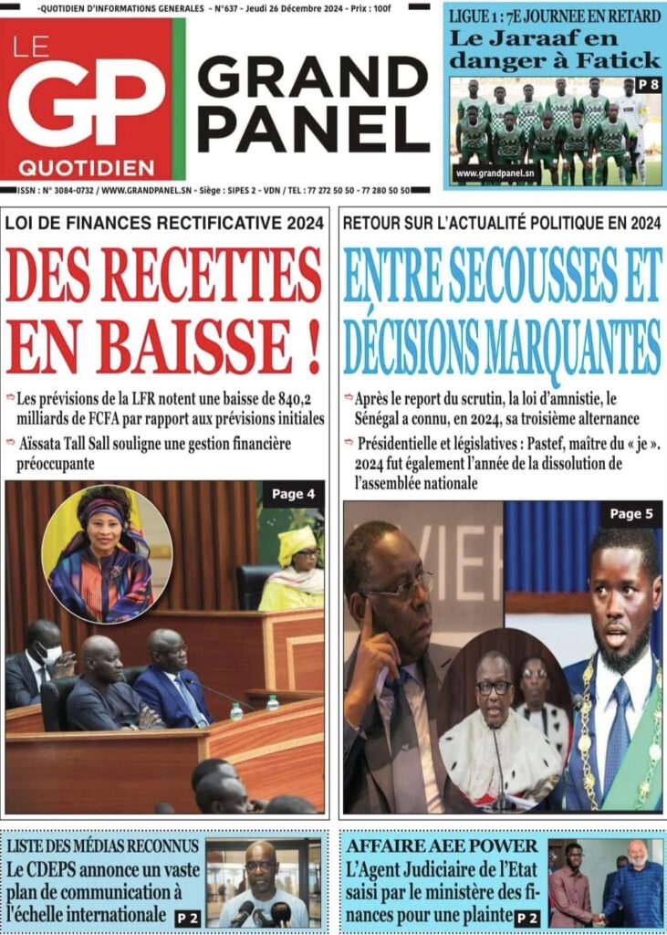 La Matinale Senego : Barthélémy Dias, Ndeye Khady Ndiaye et Yoro Dia au cœur de l