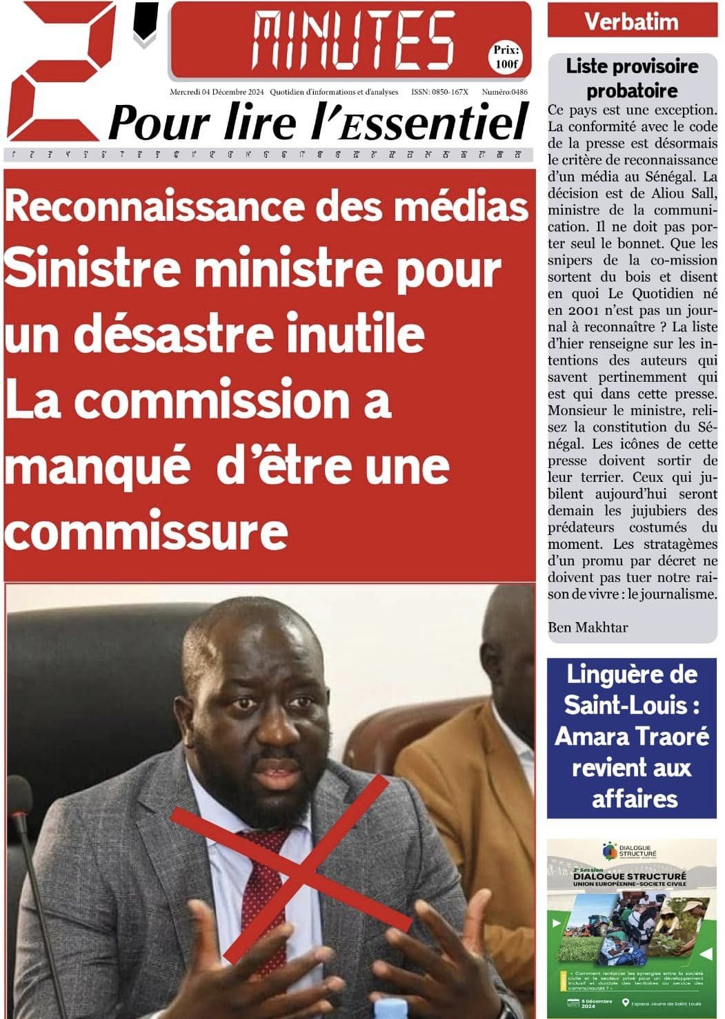 La Matinale Senego : Madiambal, Sonko et Ndour Faye au cœur des débats médiatiques