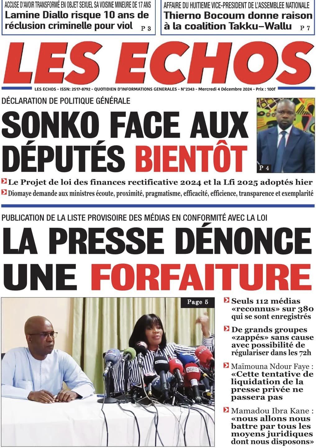 La Matinale Senego : Madiambal, Sonko et Ndour Faye au cœur des débats médiatiques