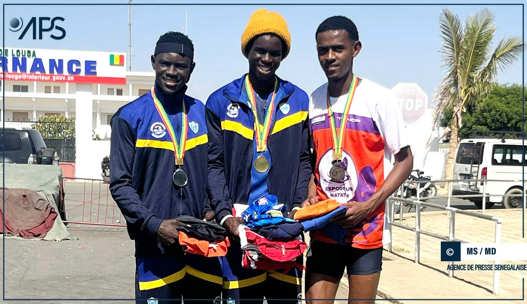 Mamadou Diop triomphe au duathlon de Louga